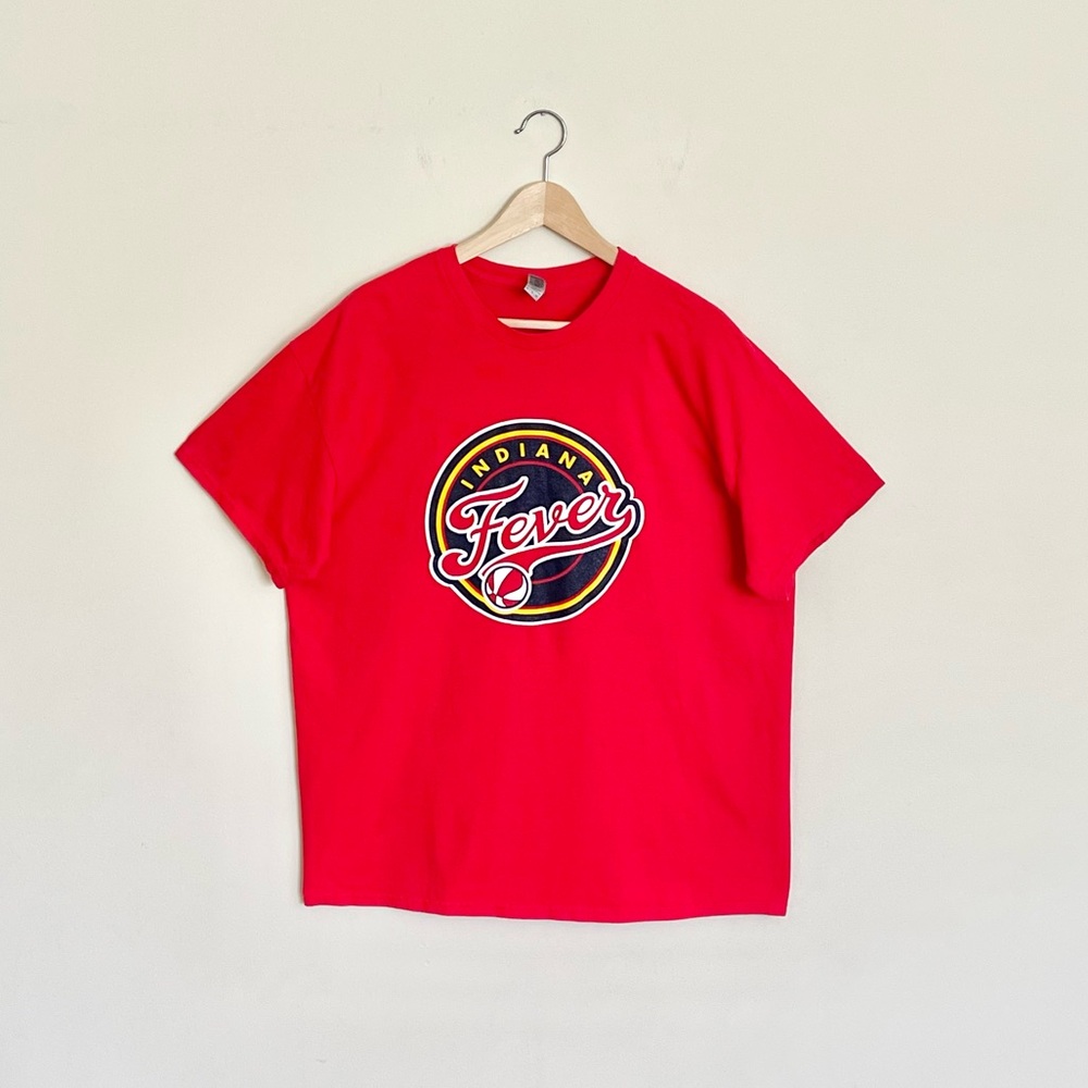 WNBA Indiana Fever Primary Logo Red T Shirt Adult size XL
